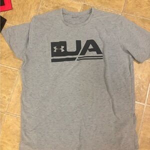 Under Armour Heather Gray Short Sleeve Tee